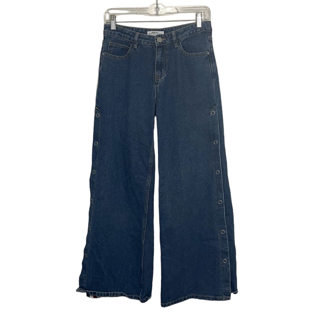 Redial Pull Apart Wide Leg Jeans